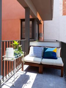 Balkón alebo terasa v ubytovaní Mediterranean Barcelona Apartments