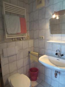 Koupelna v ubytování Gästehaus Scharler