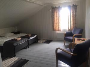 Krevet ili kreveti u jedinici u okviru objekta Bilitt gård