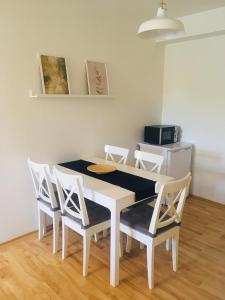TV a/nebo společenská místnost v ubytování Apartmany a Ubytovani Mlynice Litovel