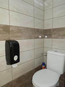Kúpeľňa v ubytovaní Szlovák Panzió
