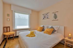 Postel nebo postele na pokoji v ubytování Vlaeberg Cottage
