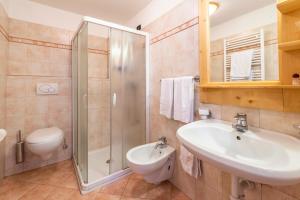 Koupelna v ubytování LM Rooms