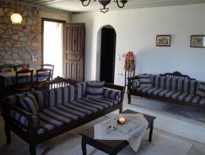 A seating area at Klymeni Traditional Homes
