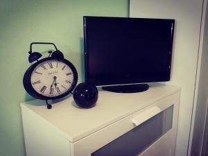 TV a/nebo společenská místnost v ubytování Apartments Luza