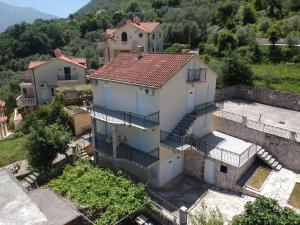 an aerial view of a house at Luxury Apartments in Kotor