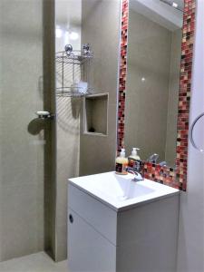 Kylpyhuone majoituspaikassa Sueño Blanco
