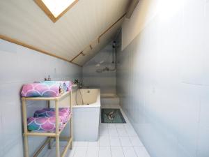 Posteľ alebo postele v izbe v ubytovaní Hoffman Apartment + 10 fotografií