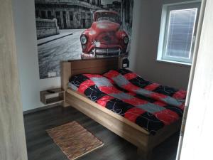 A bed or beds in a room at Villa Cuba