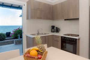 Кухня или мини-кухня в Theoxenia Chios Apartments

