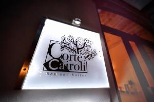 Certifikát, hodnocení, plakát nebo jiný dokument vystavený v ubytování Corte Cairoli B&B and Suites