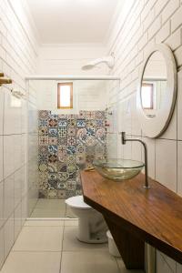 Koupelna v ubytování Pousada Guarda Beach House