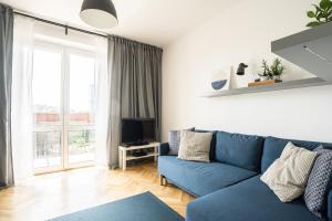 Posedenie v ubytovaní ★Bright, spacious apartment|Palace of Culture view★