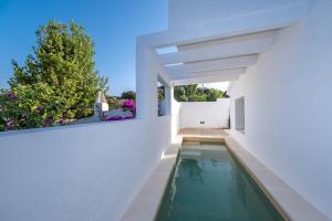 a swimming pool in a house with a garden at Hotel m - 27 in Es Mercadal