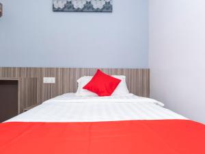 Ένα ή περισσότερα κρεβάτια σε δωμάτιο στο MK Paradise hotel