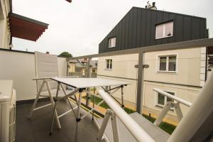 Balkón alebo terasa v ubytovaní Apartament Lublin Stare Miasto "Wild Cat"