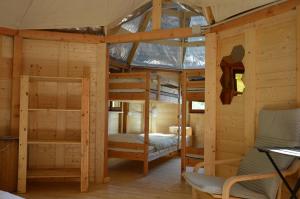 Postel nebo postele na pokoji v ubytování Camping Du Parc