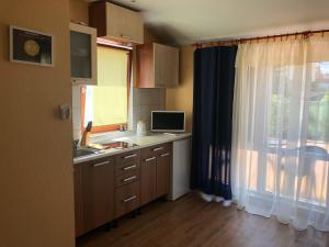 Kuchyň nebo kuchyňský kout v ubytování Guesthouse