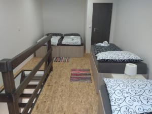 Voodi või voodid majutusasutuse Apartmány U splavu toas