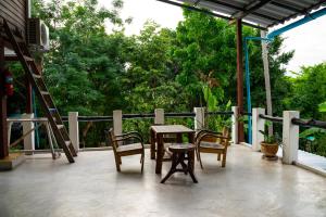 Balkón nebo terasa v ubytování MoovInn Garden Guesthouse