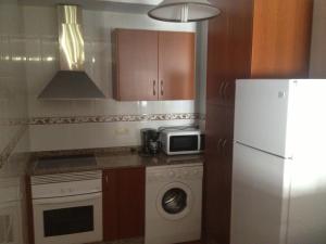 Nhà bếp/bếp nhỏ tại Apartamentos Sol Andaluz