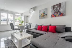 Posezení v ubytování Apartments Amore
