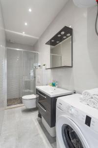 Koupelna v ubytování Apartments Amore