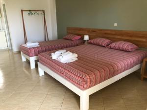Postel nebo postele na pokoji v ubytování Green House