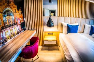 Posezení v ubytování Hotel Wilder Mann