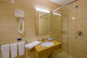 Koupelna v ubytování Sky 2 Hotel Tirana
