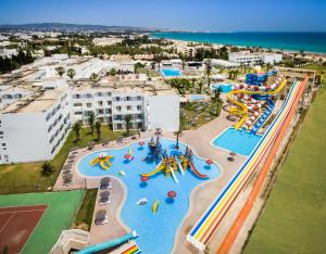 Vaade majutusasutusele Splash World Venus Beach linnulennult