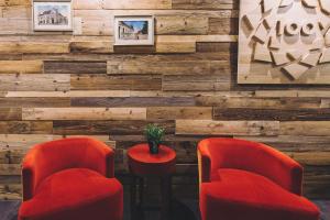 Posezení v ubytování Derby Apart Hotel