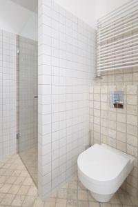 Kúpeľňa v ubytovaní Apartament Playa Baltis 66 z widokiem na morze