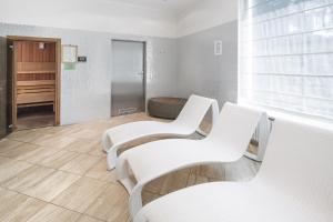 Posedenie v ubytovaní Apartament Playa Baltis 66 z widokiem na morze