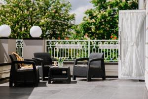 Balkón nebo terasa v ubytování Hotel Alkor