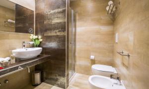 Koupelna v ubytování Forte 2 Hotel