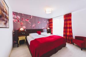 Postel nebo postele na pokoji v ubytování Derby Apart Hotel