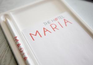 Certifikát, hodnocení, plakát nebo jiný dokument vystavený v ubytování The Hotel Maria