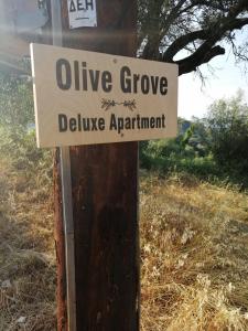 Certifikát, hodnocení, plakát nebo jiný dokument vystavený v ubytování Olive Grove Deluxe apartment