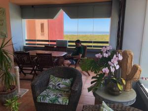 Balkon lub taras w obiekcie Urbanización Las Palmeras