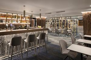 Lounge nebo bar v ubytování SeePark Hotel Murten