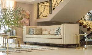 Istumisnurk majutusasutuses Bisinii Boutique Hotel
