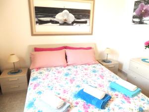 Postel nebo postele na pokoji v ubytování Casa Terrazzata in centro