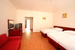 Televízia a/alebo spoločenská miestnosť v ubytovaní Apart Hotel Susa