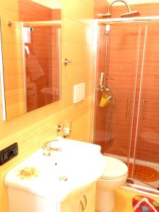 Koupelna v ubytování Casa Terrazzata in centro
