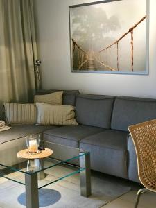 Posedenie v ubytovaní HOLIDAY HOME Wechta Baltic 608 z widokiem na morze