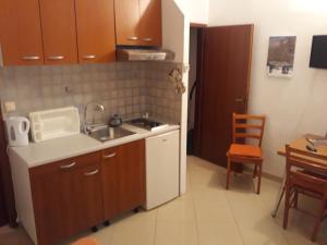 Kuchyň nebo kuchyňský kout v ubytování Apartmani Josipović