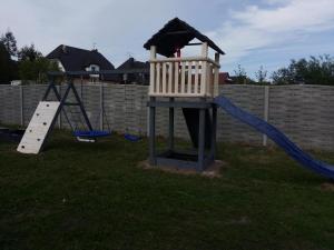 Herní místnost nebo prostor pro děti v ubytování MożeMorze? Ośrodek Domków Letniskowych