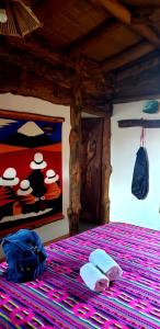 Voodi või voodid majutusasutuse Zaysant Ecolodge toas