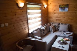 a living room with a couch and a table at KOLIBA A&A in Kolašin